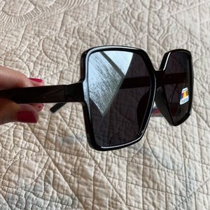 Black Square Oversized Sunglasses